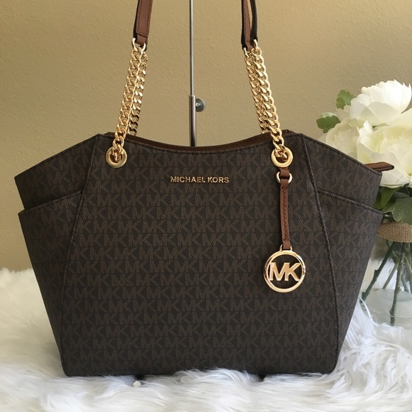 Last one✨Michael Kors LG chain tote shoulder bag - Picture 2 of 8